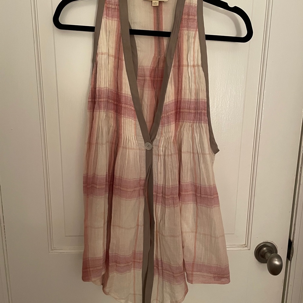 Elizabeth and James Plaid Tank Top - Small
